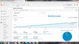monthly traffic growth