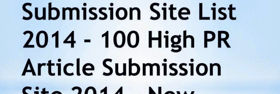 Free SEO Submission list