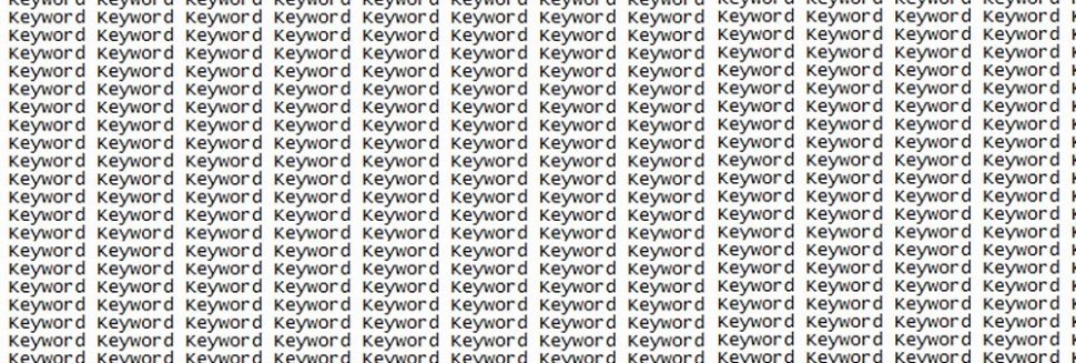 List of Black Hat SEO techniques