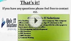 Best SEO and Web Design Company India | Abols IT Solutions
