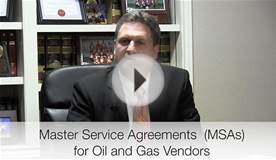 Master Service Agreement - Oil and Gas Attorneys Wharton