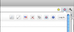 Chrome Toolbar button and menu