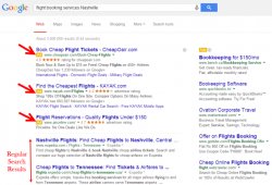 Google Search Results Segmentation Into Ads And Regular Search Results