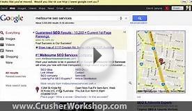 Melbourne SEO Services Google Places Page Sample