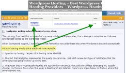 WordPress hosting scam
